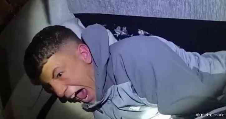 Bodycam captures drug trafficker’s ‘hysterical screams’ after police wake him up