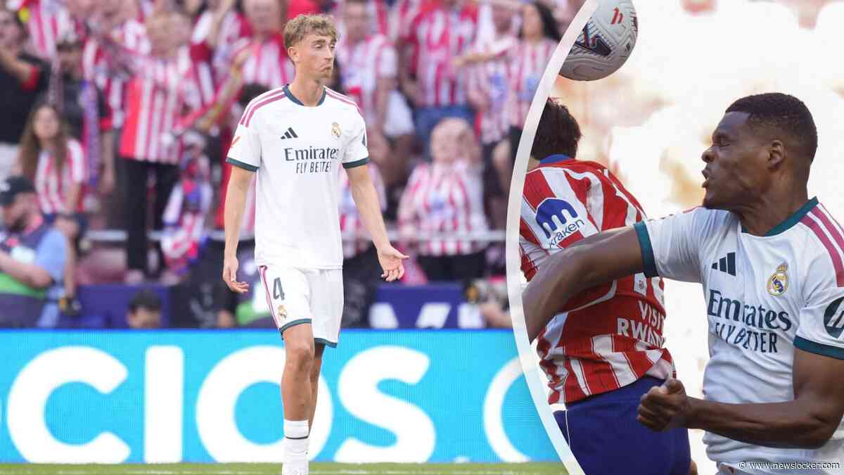 Denzel Dumfries krijgt met Real Madrid dreun van Atletico in Spanje, Dean Huijsen weggestuurd