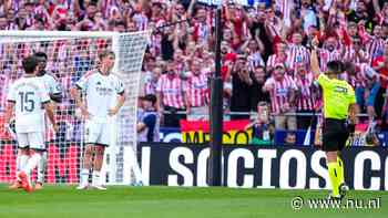 Real Madrid lijdt na rode kaart Huijsen pijnlijke nederlaag in derby tegen Atlético