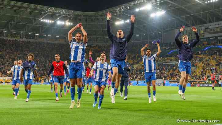 Hertha Berlin's impressive winning run continues