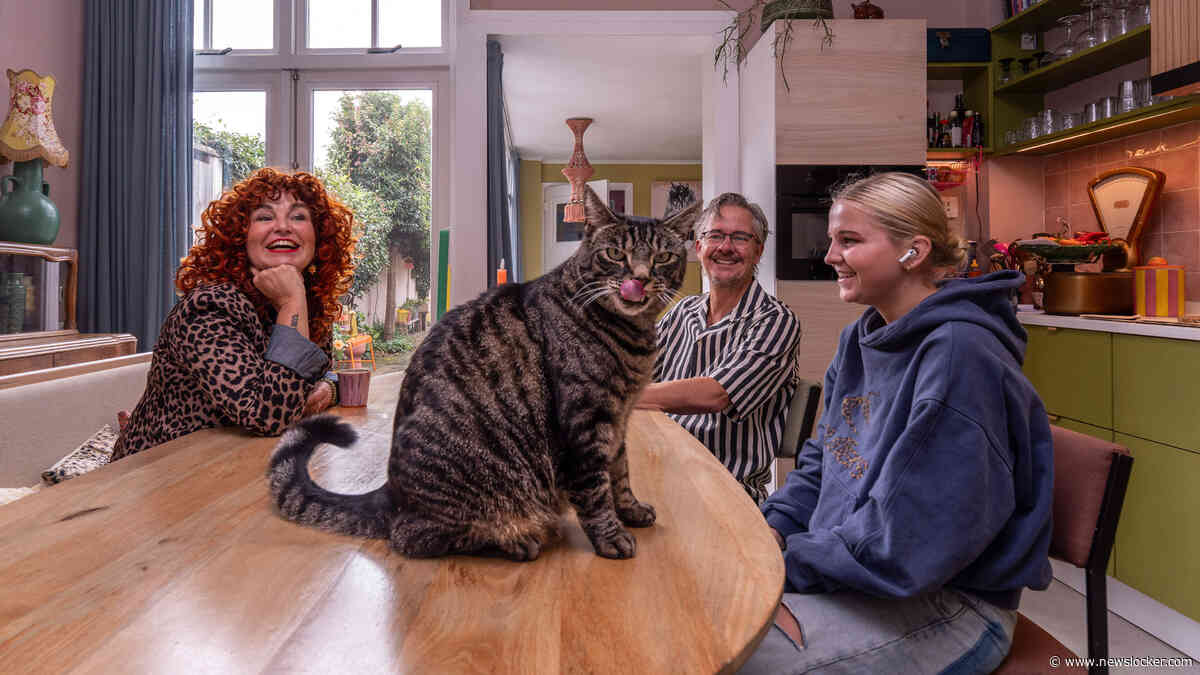 Marloes en Robert maakten van een studentenhuis een woning vol creativiteit én humor: ’Niet lekker als alles klopt’