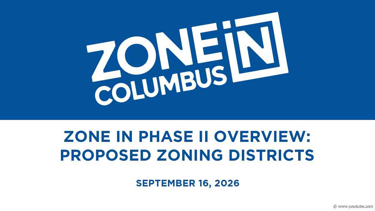 Zone In Phase II Overview: Proposed Zoning Districts