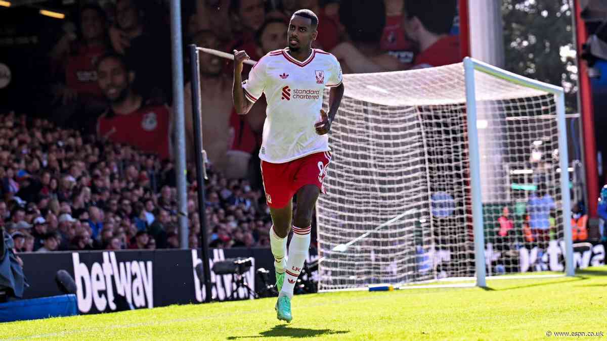 Has Isak finally found form at Liverpool? Winning goal at Bournemouth gives Iraola hope
