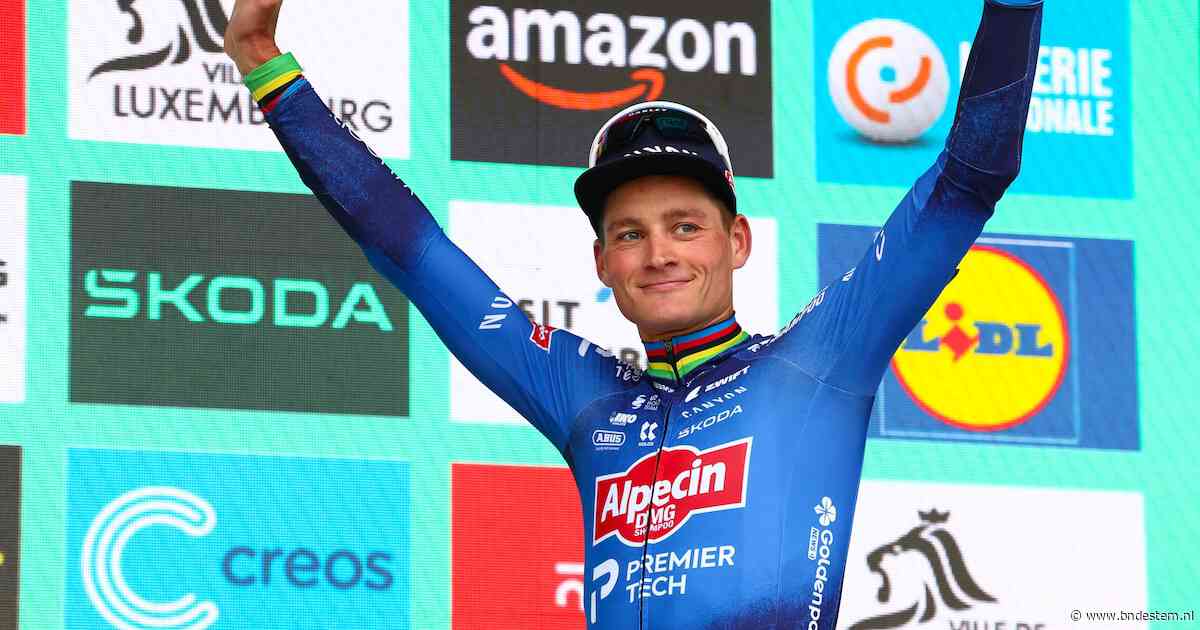 Mathieu van der Poel schildert een nieuw kunstwerk voor in zijn galerie: ‘Voor de start was dit niet het plan’