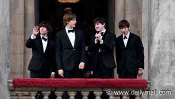 The Beatles biopic filming continues as Paul Mescal, Harris Dickinson, Joseph Quinn and Barry Keoghan recreate band's iconic 1964 homecoming after A Hard Day's Night premiere