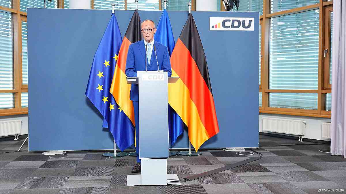 CDU-Chef zu Landtagswahlen: Merz hat klare Botschaft für Untergangspropheten
