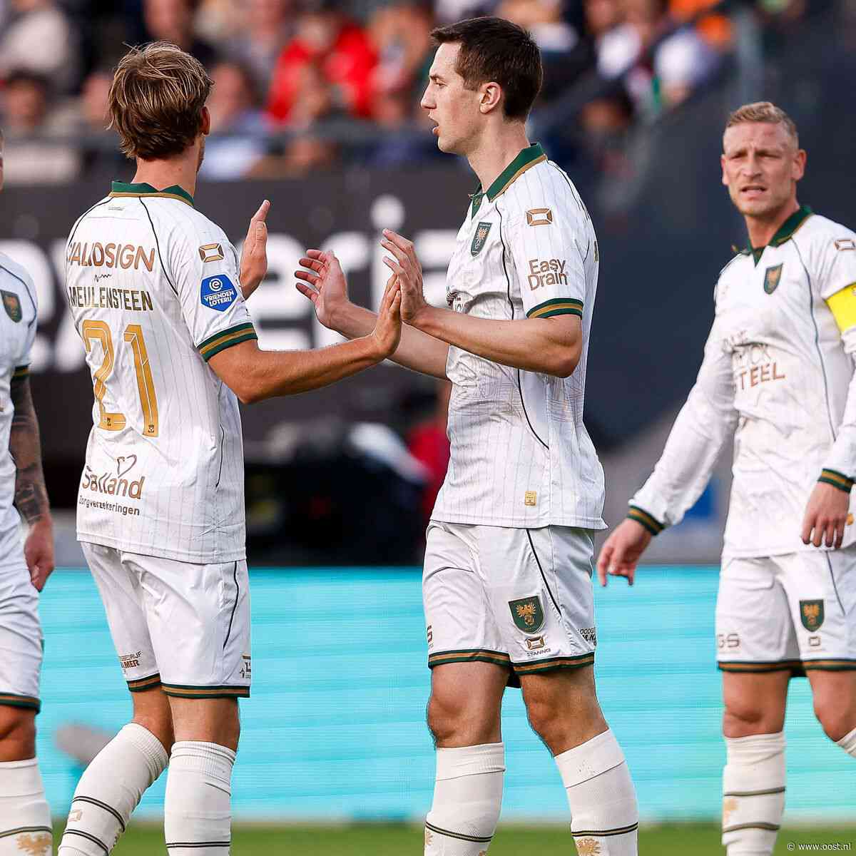 Puntendeling in Nijmegen: Go Ahead Eagles en NEC spelen gelijk
