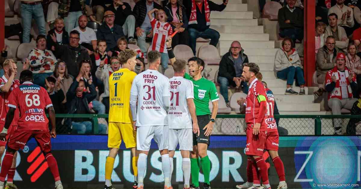 LIVE: Kortrijk op voorsprong tegen tien spelers Beveren