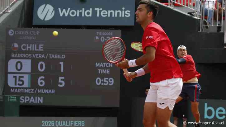 Tomás Barrios tras la derrota con España: Una pena jugar a este nivel, sobre todo por la gente