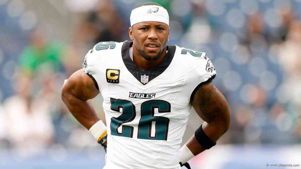 Eagles' Saquon Barkley (stinger) returns after halftime vs. Titans, Dallas Goedert questionable