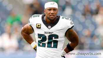 Eagles' Saquon Barkley (stinger) returns after halftime vs. Titans, Dallas Goedert questionable