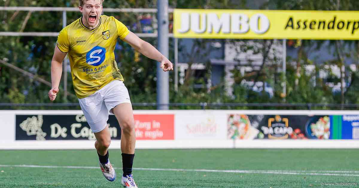 Goudhaantje Teun Blom redt punt in slotminuten voor titelkandidaat SV Zwolle in eerste speelronde