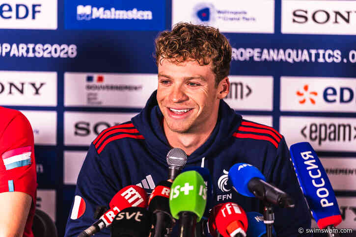 Leon Marchand Hosts Swim Clinic in Nagoya Ahead of Asian Games
