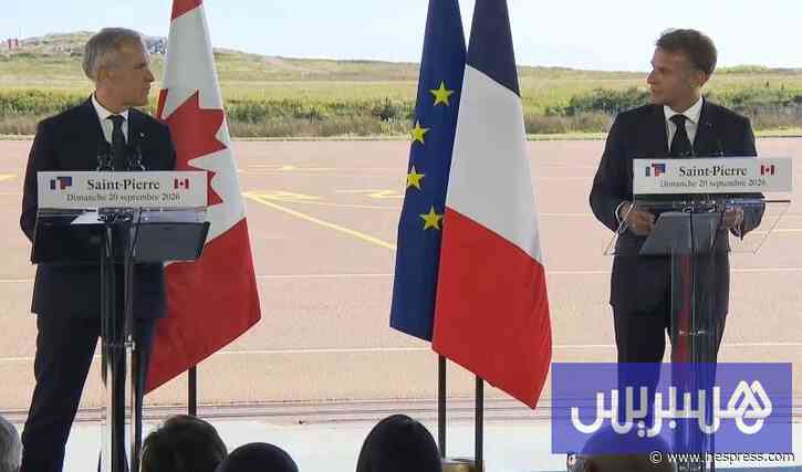 ماكرون: فرنسا وكندا "أمتان عظيمتان"