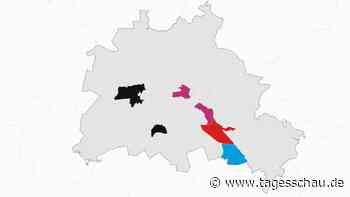 Berlin: Karte mit den Ergebnissen der Abgeordnetenhauswahl 2026