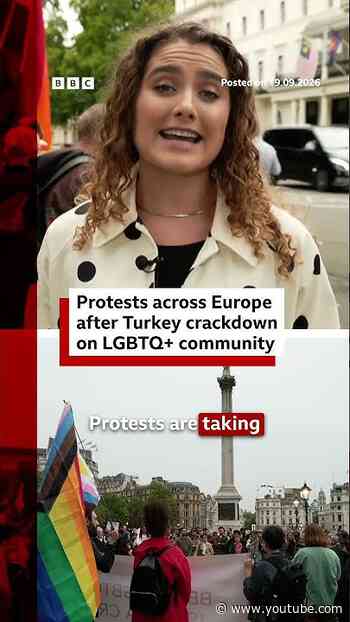 Turkey arrests dozens in crackdown on LGBTQ+ activists. #Turkey #LGBT #BBCNews