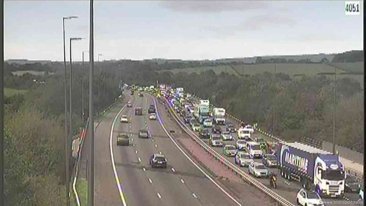 M4 lanes closed for 14 hours near Bristol after crash - updates