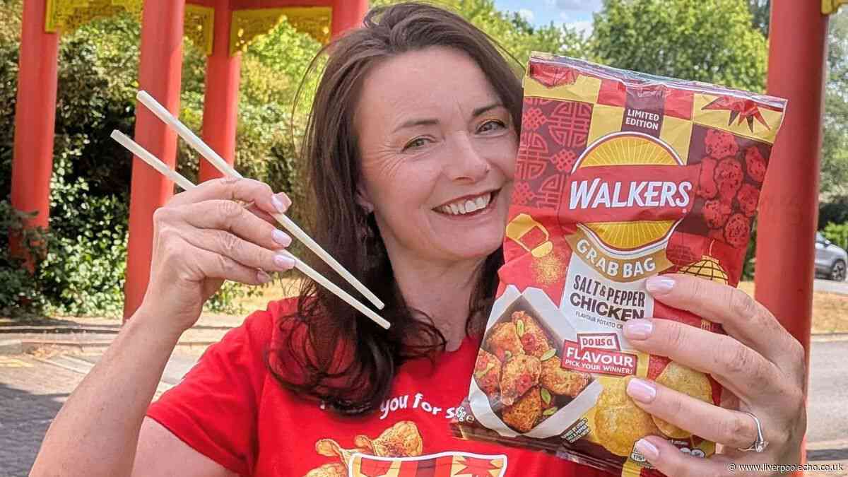 Woman crowned 'Queen of crisps' after accidentally creating 'Scouse flavour'