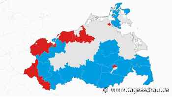 Mecklenburg-Vorpommern: Wahlkarte zur Landtagswahl 2026