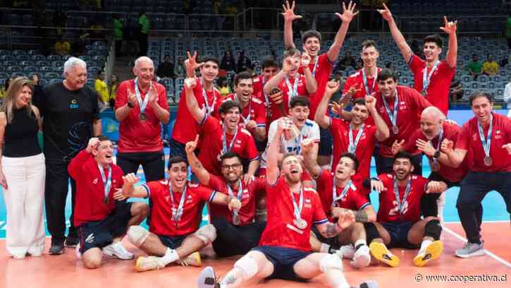 Chile volvió a clasificar al Mundial de vóleibol masculino tras ganar bronce sudamericano