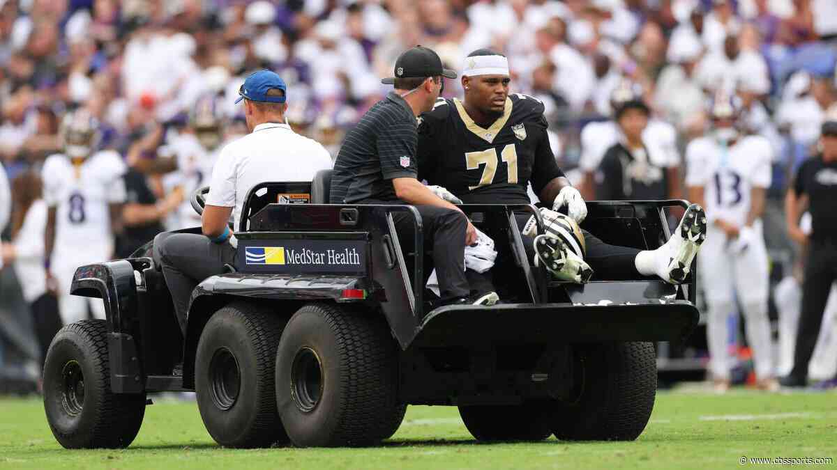 Saints left tackle Kelvin Banks Jr. suffers ankle injury: New Orleans loses 2025 No. 9 overall pick