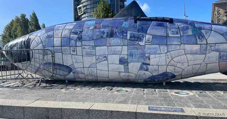 Man, 44, charged with smashing Belfast’s Big Fish sculpture