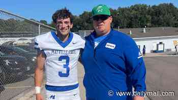 College quarterback left in a coma after part of his SKULL is removed to treat horror injury