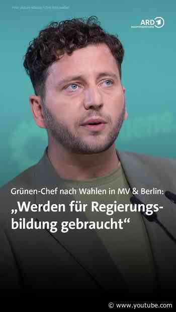 Grünen-Chef Banaszak zu den Wahlergebnissen in Berlin und Mecklenburg-Vorpommern #tagesschau #news