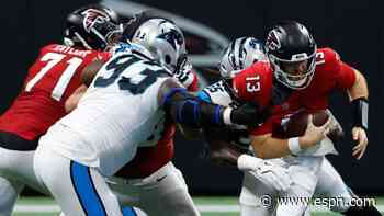 Stefanski noncommittal on 'TNF' QB as Rush benched, Falcons now 0-2