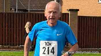 Keep on running... 90-year-old Ian sets a world record for 10km