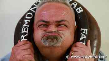 Better hope the wind doesn't change! Britain's gurning champions are revealed