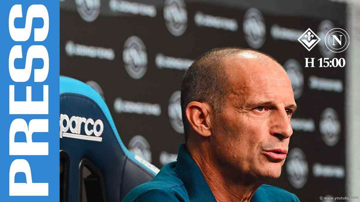 LIVE | Ore 15:00 | #FiorentinaNapoli: Mister Allegri presenta la sfida contro i gigliati