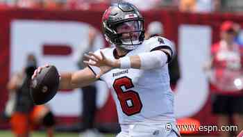 QB Mayfield 'pretty shocked' at Buccaneers' 0-2 start