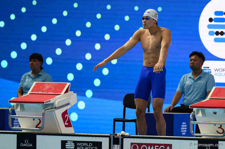 South Korea’s Kim Youngboem, 20, Sets Asian Games Record in Men’s 50 Free