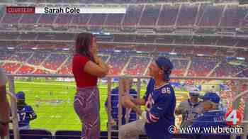 Couple gets engaged at first home opener in new stadium