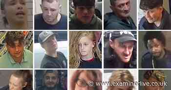 The 20 people caught on camera this week the police want a word with
