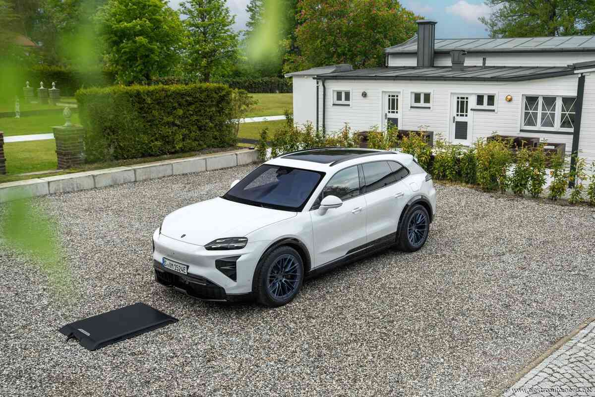 Porsche startet induktives Laden mit dem Cayenne Electric