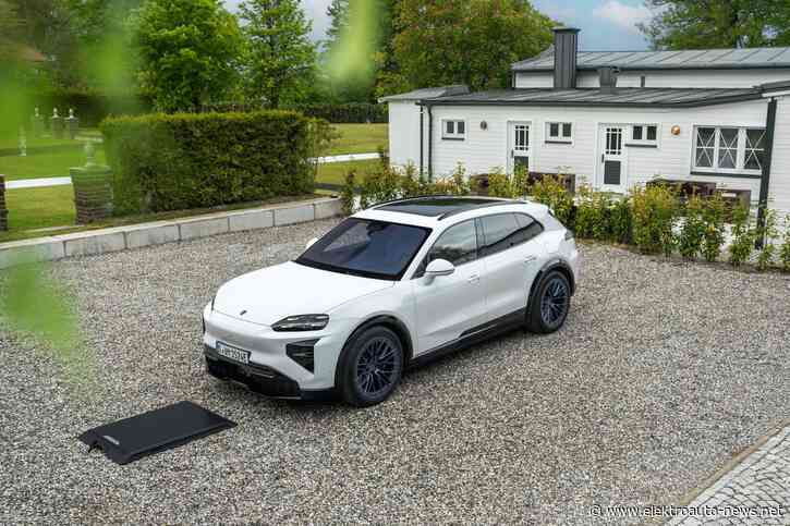 Porsche startet induktives Laden mit dem Cayenne Electric