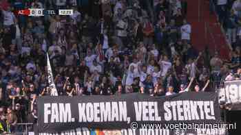 Indrukwekkend: Ronald Koeman jr. emotioneel door eerbetoon aan overleden moeder