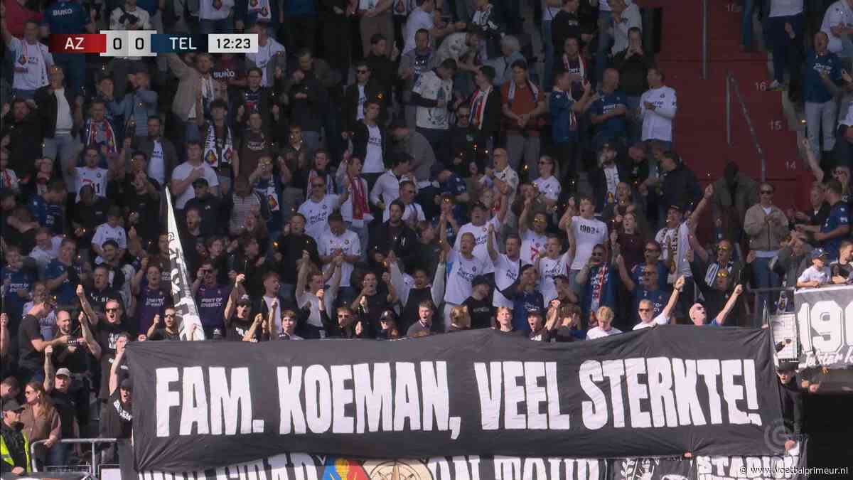 Indrukwekkend: Ronald Koeman jr. emotioneel door eerbetoon aan overleden moeder
