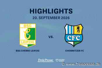 BSG Chemie Leipzig – Chemnitzer FC: Die Highlights des Spiels im Video