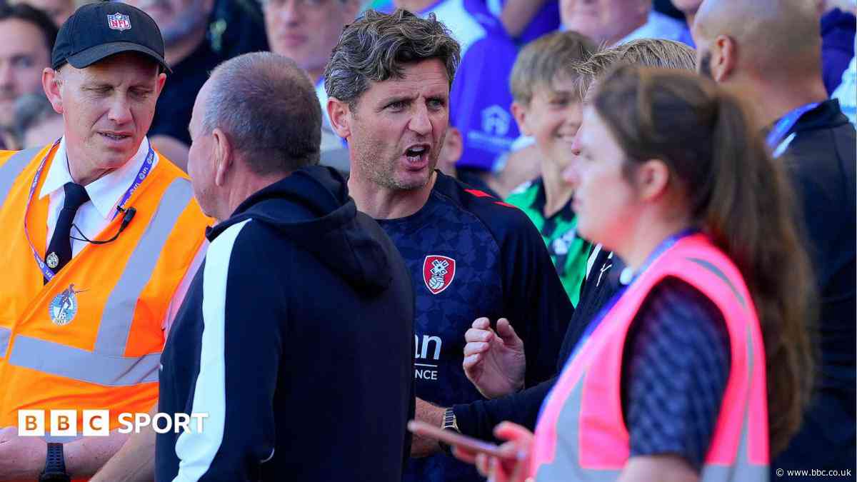Bruce and Raynor get touchline bans after melee