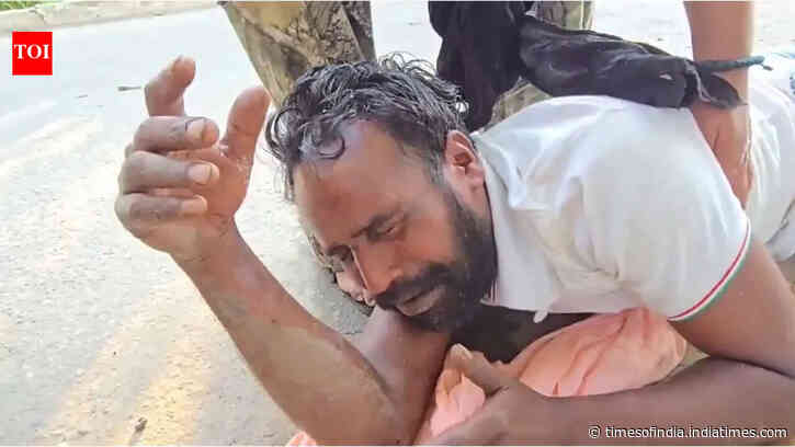 Punjab drug menace: Congress shares video of man consuming poison outside DC office; sparks row