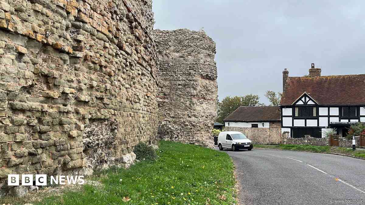 Villagers fear lorries are damaging ancient buildings