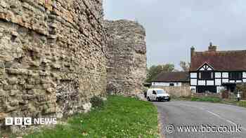 Villagers fear lorries are damaging ancient buildings