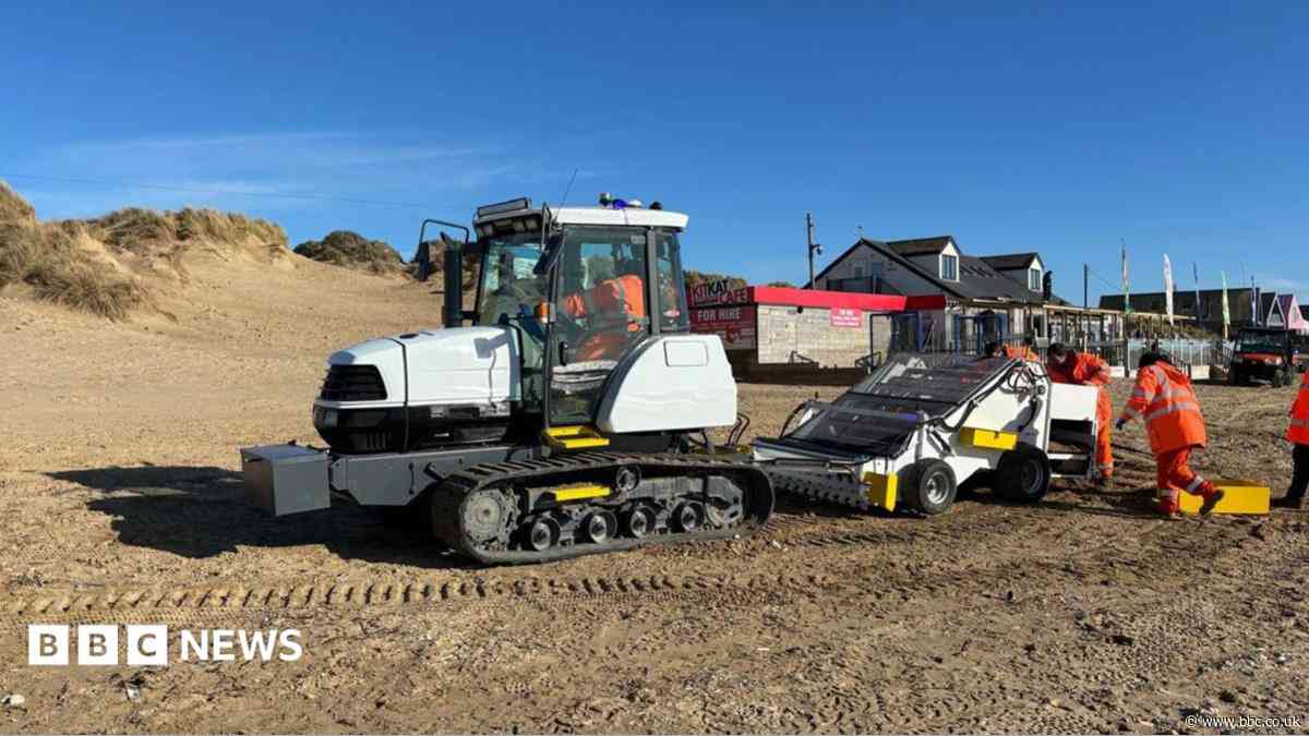 Plastic pellet beach clean-up to resume after pause