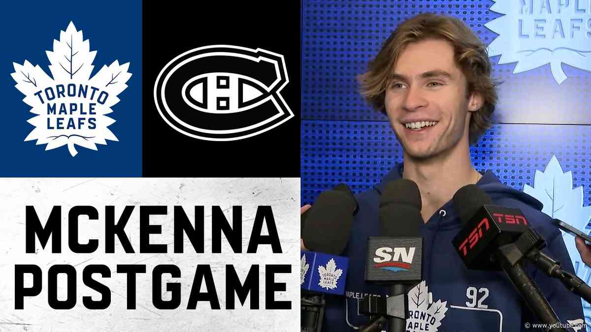 Gavin McKenna | Post Game vs Montreal Canadiens | September 19, 2026