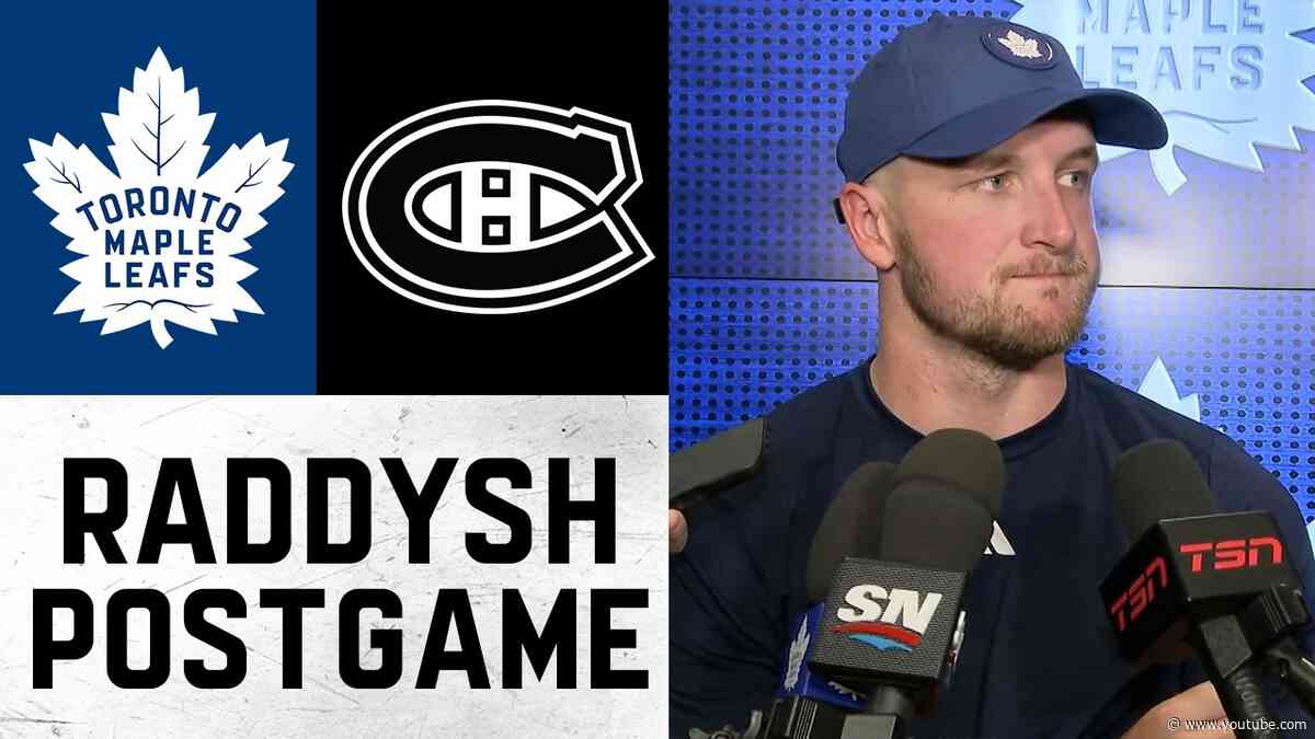 Darren Raddysh | Post Game vs Montreal Canadiens | September 19, 2026