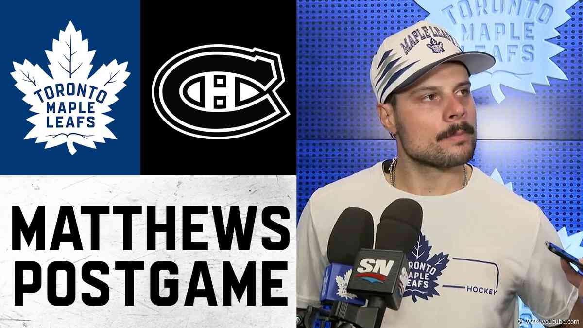 Auston Matthews | Post Game vs Montreal Canadiens | September 19, 2026