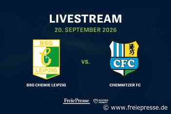 Chemie Leipzig gegen Chemnitzer FC: Das ganze Spiel zum Nachschauen